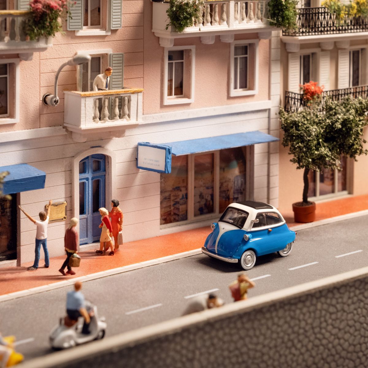 Isetta微型車1:64