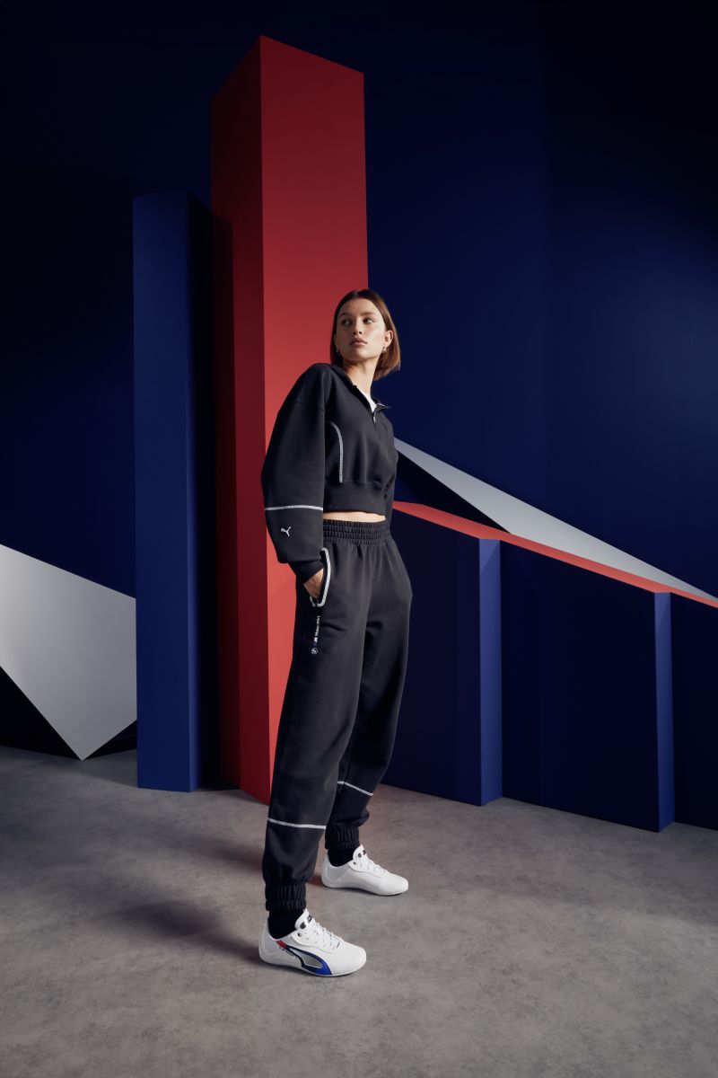 BMW房車賽短版運動衫 女