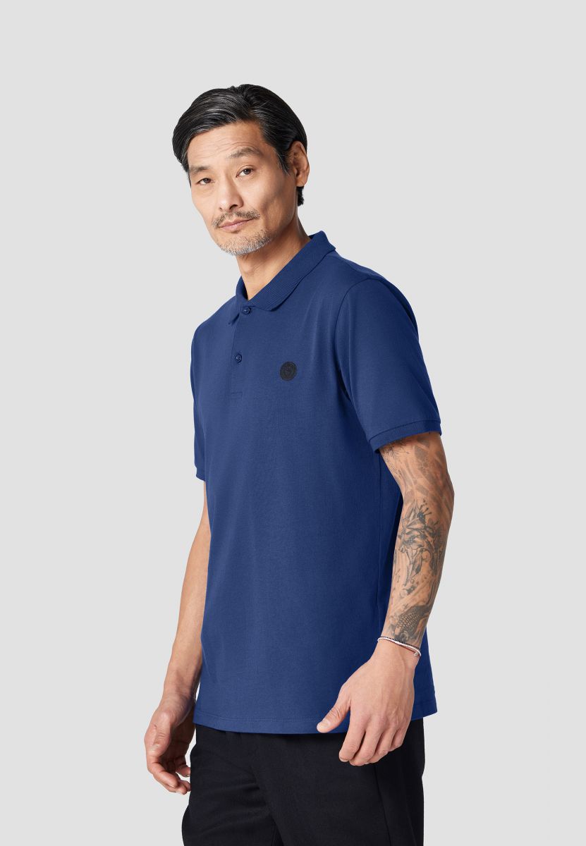BMW純棉藍色Polo衫