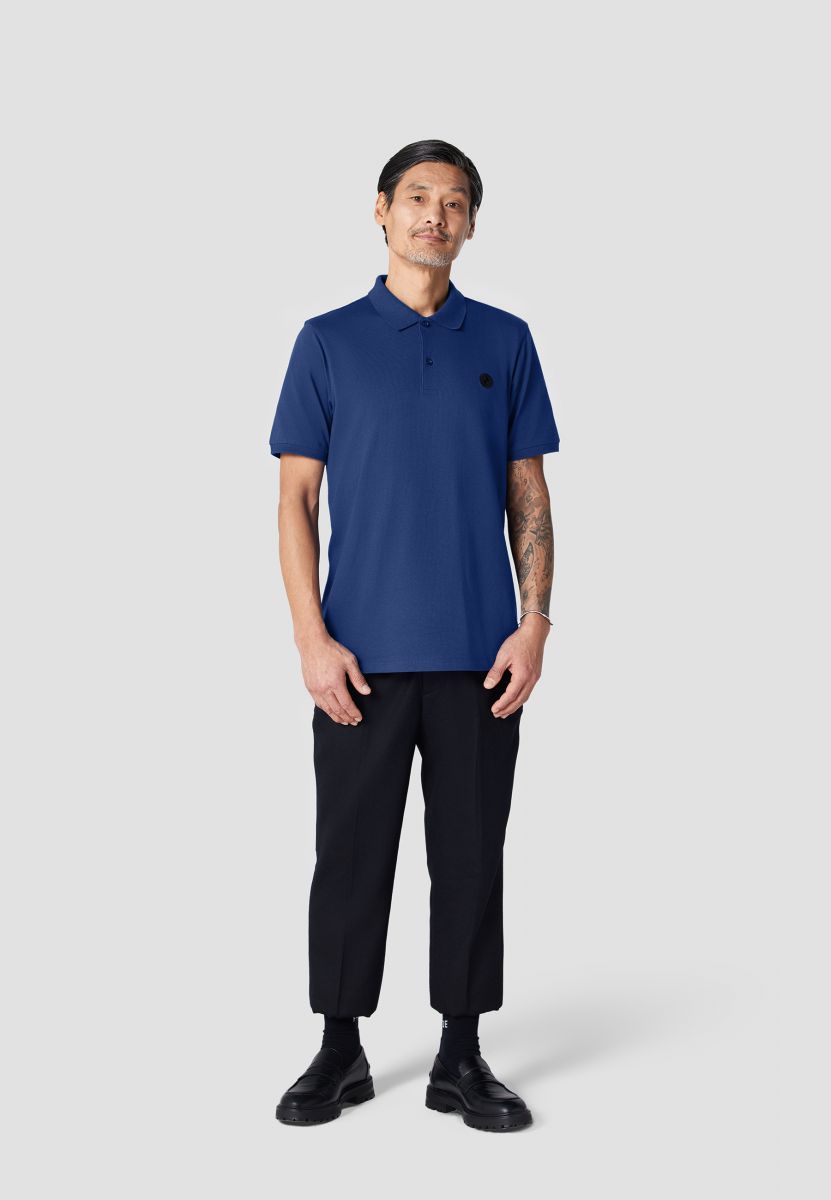 BMW純棉藍色Polo衫
