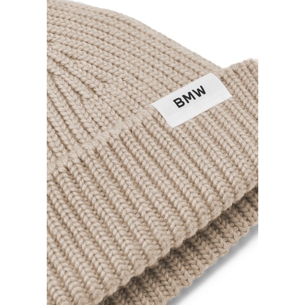 BMW米色毛帽